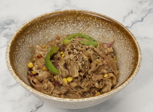 Pork Slices Rice Teriyaki Sauce / 照烧猪肉饭